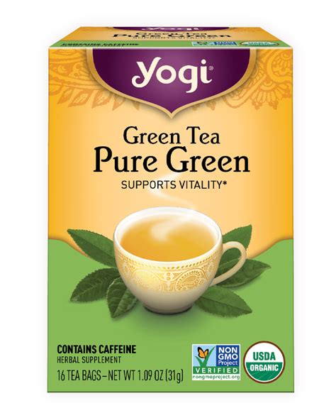 green tea kombucha tea yogi tea