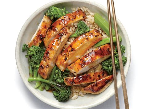 lemon chicken teriyaki rice bowl recipe cooking light