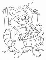 Raccoon Coloring Pages Print Color Mario Template sketch template