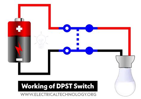 wire double pole single throw switch wiring dpst