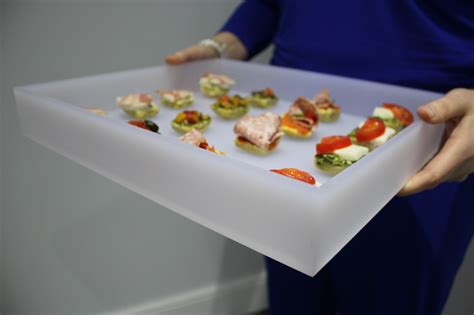 acrylic catering trays bespoke fabrication abplas