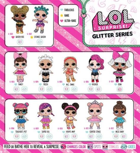 lol surprise glitter lol dolls  kids coloring pages lol