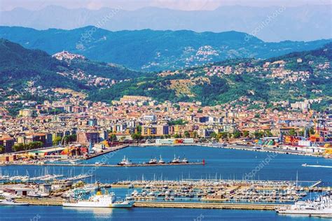 le spezia italy cityscape  la spezia italy summer