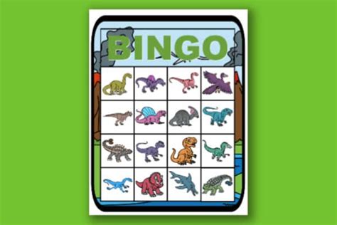 dinosaur bingo printable