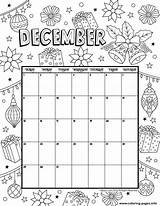 Calendar Coloring December Christmas Printable Pages Kids November Calender Calendars Print 2021 Colouring Month Children Blank April Woo Jr Hello sketch template