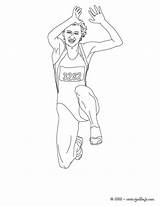 Salto Runner Atletismo Atleta Triplo Bieg Czas Hellokids Getdrawings Tudodesenhos Dreisprung Farben sketch template