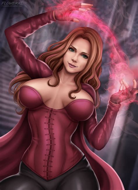 Scarlet Witch By Flowerxl Hentai Foundry