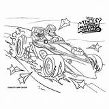 Roadster Racers sketch template