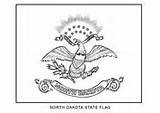Flag Dakota North Coloring Pages State Printable Sketch America Wisconsin Drawing Flags Paintingvalley Supercoloring sketch template