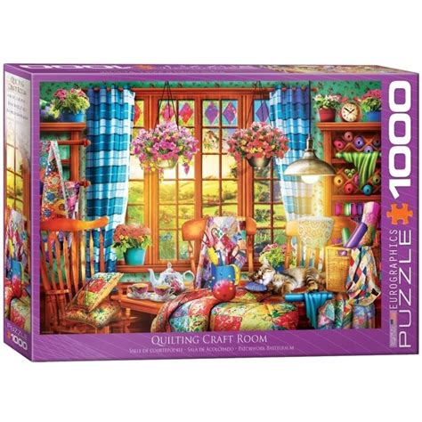 eurographics puzzle  pc patchwork craft room jigsaw puzzle  onbuy