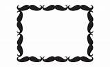 Border Mustache Clipart Moustache Webstockreview sketch template