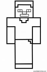 Minecraft Steve Coloring Pages Color Enderman Printable Print Mobs Searches Recent Green sketch template