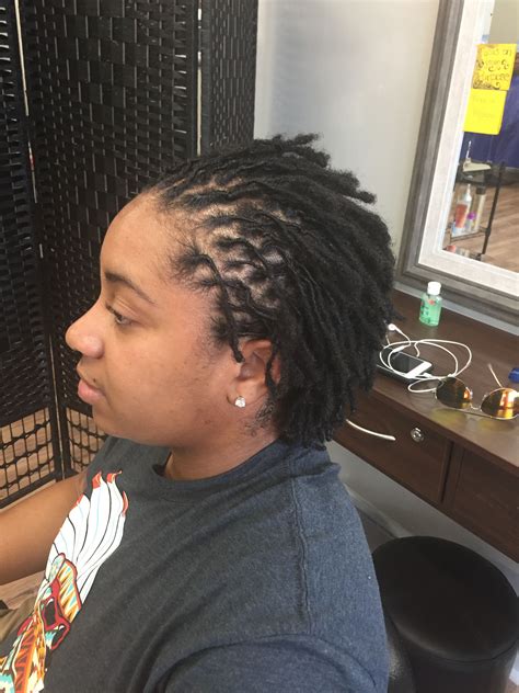 beautiful how to style short starter locs for rounded face best