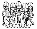 Coloring Pages Nfl Football Mascots Helmet Printable Getcolorings sketch template
