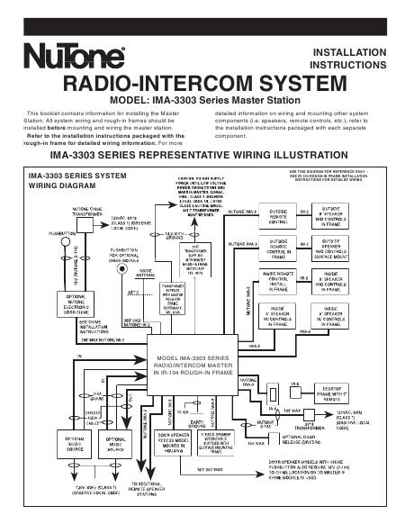 nutone im  wiring diagram wiring diagram pictures