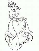 Coloring Belle Pages Disney Princess Beast Printable Beauty Print Quotes Numbers Book Quotesgram Choose Board Everfreecoloring sketch template