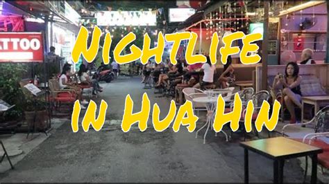 Hua Hin Night Walk In Nightlife Soi Bintabaht Walking Street 2019