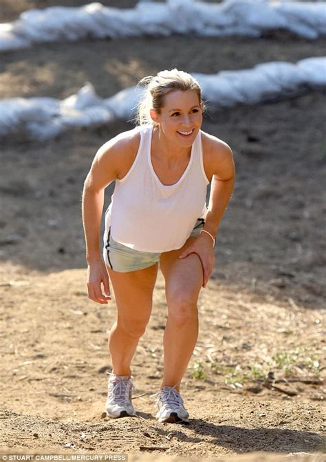 Abi Titmuss Shows Off Her Curves As She Works Up A Sweat