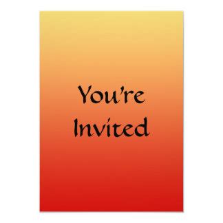 warm colors plain design  paper invitation card