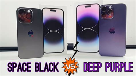iphone  pro space black  deep purple youtube