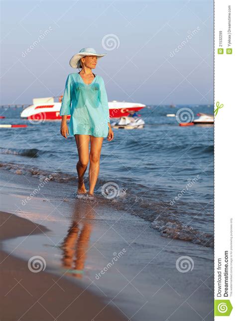 beautiful girl at the seaside stock image image of