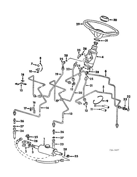 international tractor     hydraulics power steering case agriculture