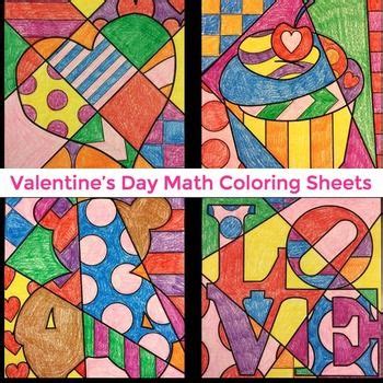valentines day math math valentines math coloring valentine fun