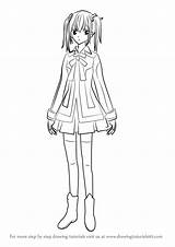 Vampire Knight Rima Touya Step Drawing Draw Tutorials Anime Manga Drawingtutorials101 sketch template