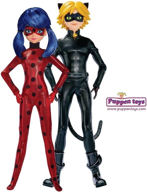 Miraculous Ladybug And Cat Noir Dolls Bandai Juguetes