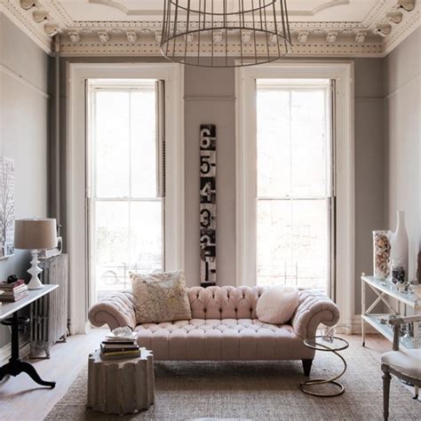 pale pink  muted grey living room living room decorating ideas