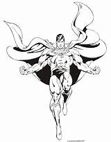 Superman Coloriage Colorier Coloriages Colorare Justcolor Luxe Superbe sketch template