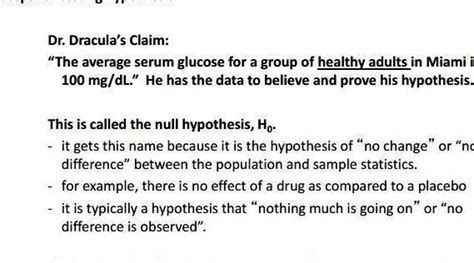 writing null hypothesis