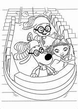 Coloring Sherman Peabody Mr Pages Coloriage Book Books sketch template