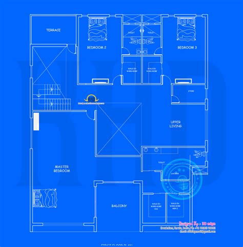 blueprint plan  house architecture kerala home design  floor