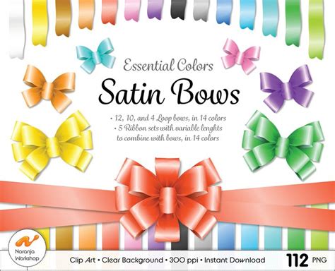 bows clipart bow template gift bow png printable bows etsy bow