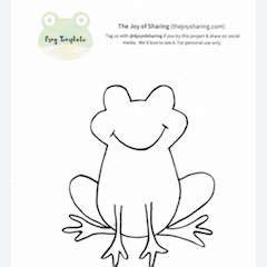 printable template craft activities  toddlers template