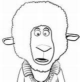 Sing Noodleman Eddie Coloring Sheep sketch template