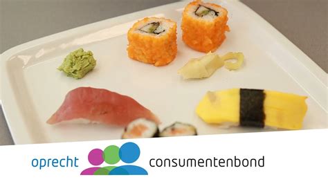 eat sushi smaaktest consumentenbond youtube