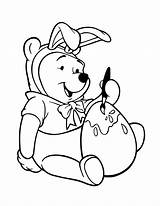Coloring Pooh Winnie Pages Print sketch template