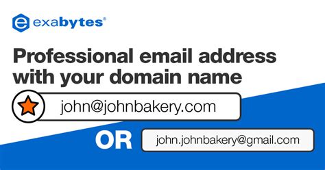 professional email address   domain  exabytes