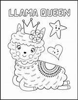 Llama Cassiesmallwood sketch template
