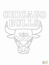 Bulls Logo Chicago Drawing Coloring Getdrawings sketch template