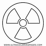 Nuclear Warning Radioactive Hazard Radioactivo Página Advertencia Dibujo Iconfinder Ultracoloringpages sketch template