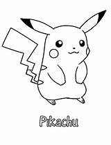Coloring Pages Pikachu Getcolorings sketch template