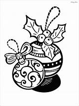 Christmas Ornaments Coloring Pages Color Printable sketch template