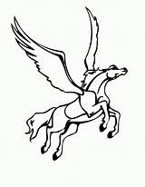 Pegasus Kolorowanki Coloring4free Unicornio Mythological Ausmalbild Bestcoloringpagesforkids Vectores Wydruku Dzieci Mythical Erste sketch template