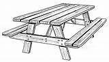 Picnic Benches sketch template