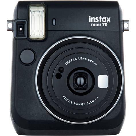 fujifilm instax mini  instant film camera black  bh