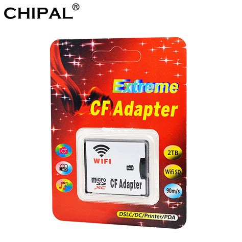 Original Wifi Adapter Memory Card Tf Micro Sd To Cf Compact Flash Card