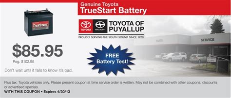 battery service coupon battery testing toyota cars toyota